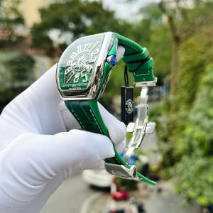 Đồng Hồ Franck Muller V45 Replica Cao Cấp Nhất Màu Xanh Lá Nhà Máy ABF 45mm