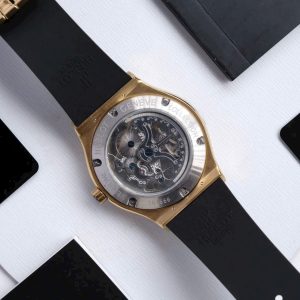 Đồng Hồ Hublot Automatic Cơ Lộ Máy Nam Đính Đá Fake Nhật 42mm (5)
