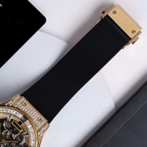 Đồng Hồ Hublot Automatic Cơ Lộ Máy Nam Đính Đá Fake Nhật 42mm (5)