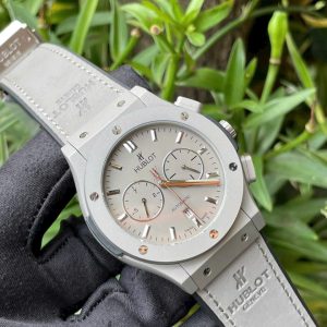 Dong Ho Hublot Automatic Nam Fake May Co Nhat Mau Xam 42mm 4