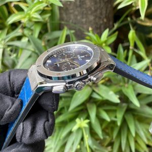 Dong Ho Hublot Automatic Nam Fake May Nhat Mau Xanh Duong 42mm 1