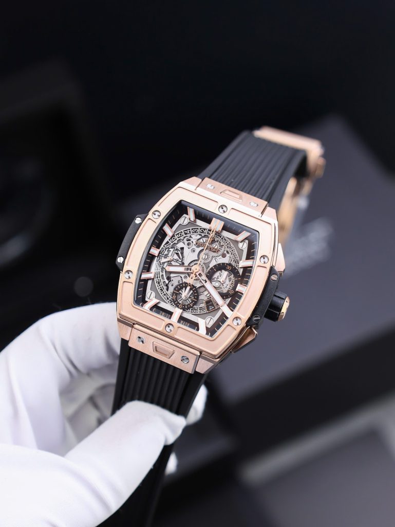 Đồng Hồ Hublot Fake 11 Spirit Of Big Bang King Gold Dây One Click 44mm (2)