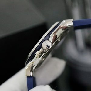 Đồng Hồ Hublot Nam Đính Đá Mặt Xanh Replica Xưởng HB Classic Fusion 42mm (6)