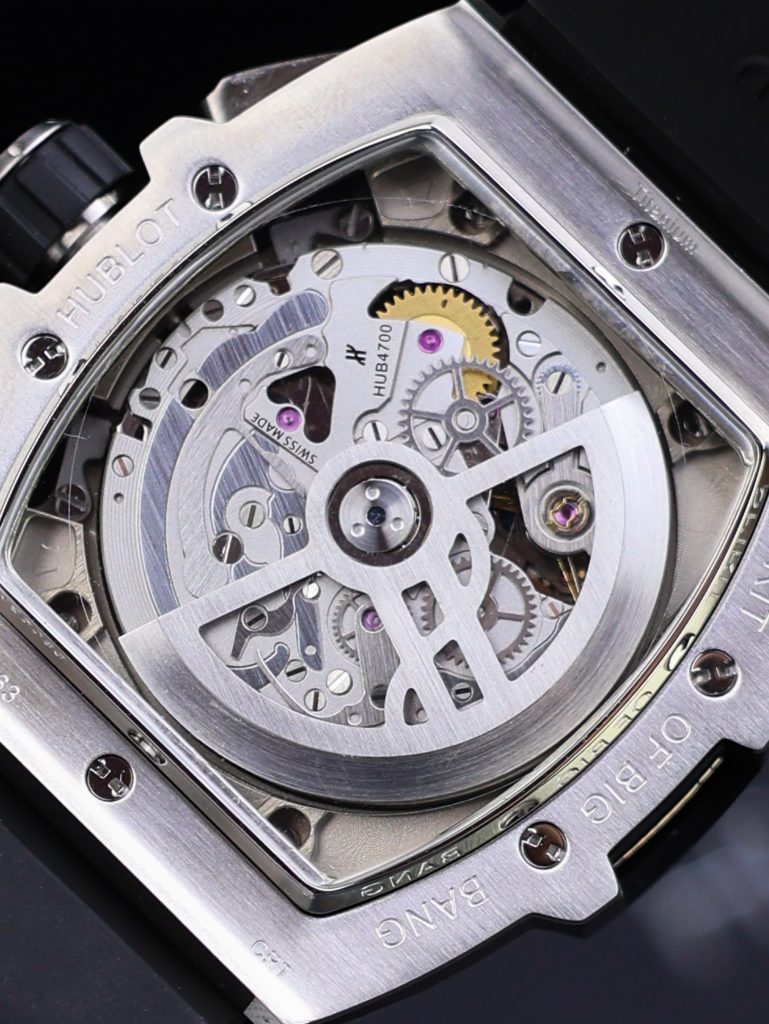 Đồng Hồ Hublot Replica 11 Spirit Of Big Bang Titanum Viền Gốm Xanh 44mm (2)