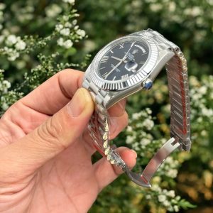 Đồng Hồ Nam Rolex Day-Date 228236 Mặt Xanh Dương Fake Cao Cấp 40mm (5)
