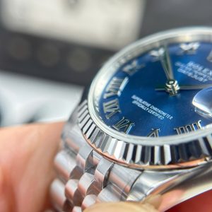 Đồng Hồ Nữ Rolex Rep 11 DateJust Mặt Xanh Dương Nhà Máy THB 31mm (4)