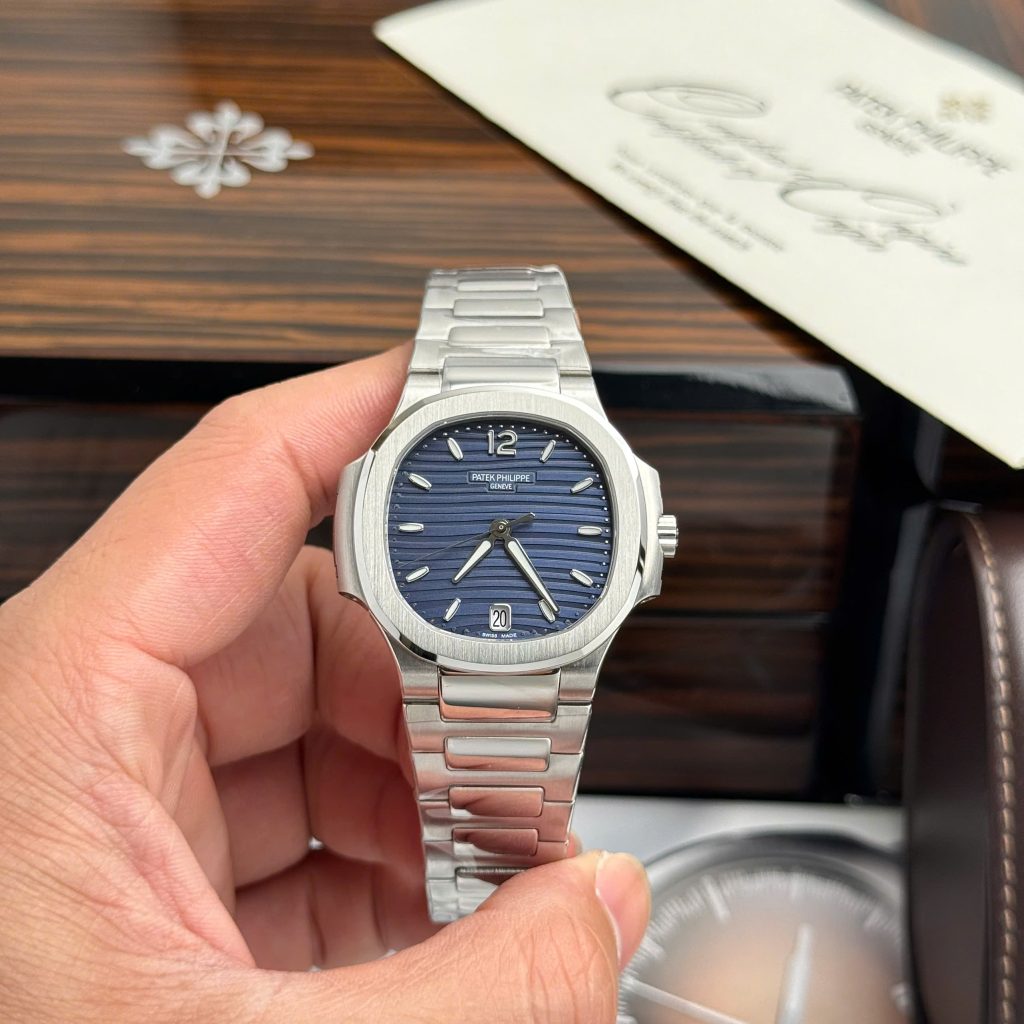 Đồng Hồ Patek Philippe Fake Cao Cấp Nautilus 7118 Mặt Xanh Xưởng GR (3)