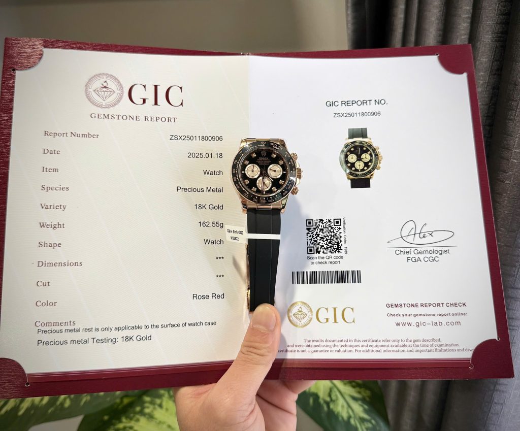 Đồng Hồ Rolex Daytona 126515LN Phủ Vàng Hồng 18K Rep Cao Cấp Nhất 40mm (8)