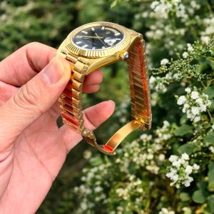 Đồng Hồ Rolex Fake Cao Cấp Day-Date 228235 Mặt Số Đen 40mm (2)