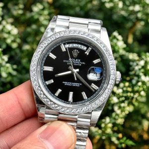 Đồng Hồ Rolex Fake Cao Cấp Day-Date 228236 Nam Dây Kim Loại 40mm (4)