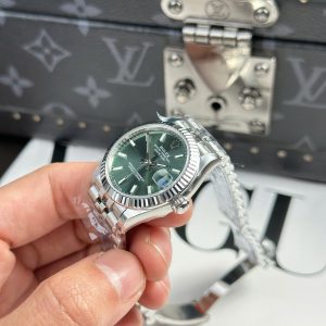 Đồng Hồ Rolex Rep 11 DateJust Mặt Xanh Lá Cây Nhà Máy THB Nữ 31mm (2)