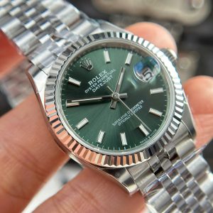 Đồng Hồ Rolex Rep 11 DateJust Mặt Xanh Lá Cây Nhà Máy THB Nữ 31mm (2)