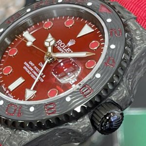 Đồng Hồ Rolex Rep 11 GMT Master II DIW Carbon Siêu Nhẹ Màu Đỏ 40mm (9)
