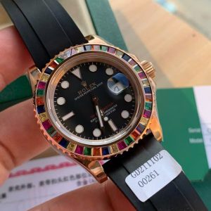 Đồng Hồ Rolex Yacht Master 116695SATS Chế Tác Đá Quý Tổng Hợp 40mm (7)