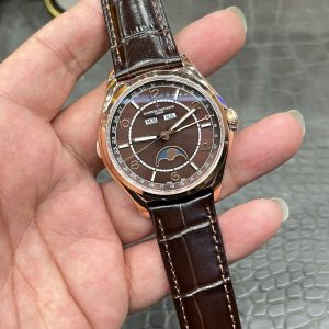 Đồng Hồ Vacheron Constantin Fiftysix complete calendar 4000E Rep 11 Màu Nâu (9)