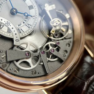 Dong Ho Breguet Tradition Rep 11 Cao Cap Nhat Mat Lo Co Day Da Mau Nau Xuong ZF 40mm 5
