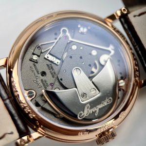 Đồng Hồ Breguet Tradition Rep 11 Cao Cấp Nhất Mặt Lộ Cơ Dây Da Màu Nâu Xưởng ZF 40mm (4)