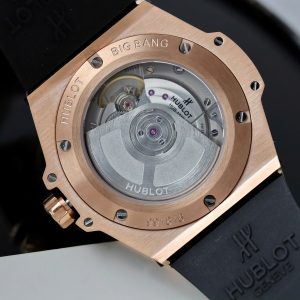 Đồng Hồ Hublot Rep 11 Big Bang One Click King Gold Đính Đá Baguette 39mm (3)