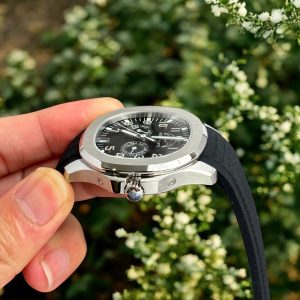 Đồng Hồ Patek Philippe Rep 11 Aquanaut 5261 Mặt Số Đen Dây Cao Su 40mm (1)