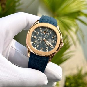 Đồng Hồ Patek Philippe Rep 11 Aquanaut 5261 Mặt Số Xanh Dương Dây Cao Su 40mm (1)