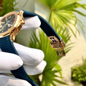 Đồng Hồ Patek Philippe Rep 11 Aquanaut 5261 Mặt Số Xanh Dương Dây Cao Su 40mm (1)