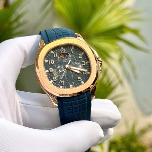 Đồng Hồ Patek Philippe Rep 11 Aquanaut 5261 Mặt Số Xanh Dương Dây Cao Su 40mm (1)