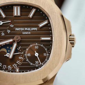 Dong Ho Patek Philippe Rep 11 Nautilus 5712 Mat Chocolate Xuong PPF V3 40mm 7