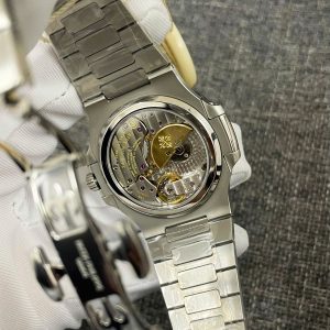 Đồng Hồ Patek Philippe Replica 1 1 Nautilus 5712 Mặt Xanh V4 Nhà Máy PPF 40mm (5)