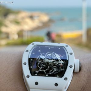Đồng Hồ Richard Mille RM055 Replica Cao Cấp Bản Mới 2025 Gốm Trắng Xưởng BBR V5 (8)