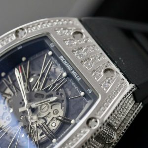 Đồng Hồ Richard Mille Replica Cao Cấp Nam Đính Đá Máy Cơ Tự Động 40mm (7)