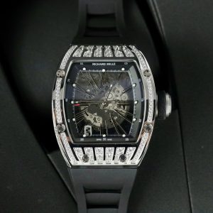 Đồng Hồ Richard Mille Replica Cao Cấp Nam Đính Đá Máy Cơ Tự Động 40mm (7)