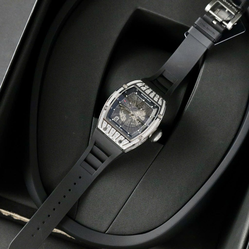 Đồng Hồ Richard Mille Replica Cao Cấp Nam Đính Đá Máy Cơ Tự Động 40mm (7)