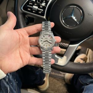 Đồng Hồ Rolex Chế Tác Day-Date 228349RBR Độ Đá Moissanite Xưởng GM 40mm (1)