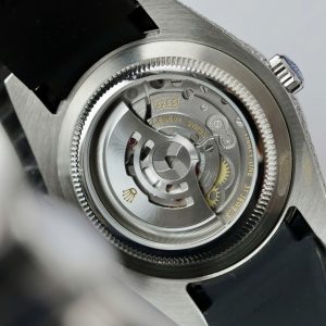 Đồng Hồ Rolex Nam Đính Đá DateJust Rainbow Replica Đính Full Đá Máy Cơ 41mm (5)