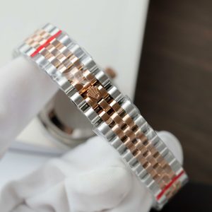 Đồng Hồ Rolex Rep 1 1 DateJust Nữ Đính Đá Mặt Chocolate Nhà Máy GS 31mm (9)