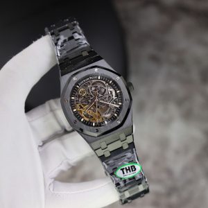 Đồng hồ Audemars Piguet Rep 1 1 Royal Oak 15416CE Gốm Đen Chế Tác Xưởng APS 41mm (9)