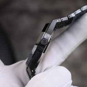 Đồng hồ Audemars Piguet Rep 1 1 Royal Oak 15416CE Gốm Đen Chế Tác Xưởng APS 41mm (9)