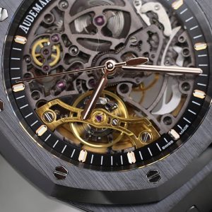 Đồng hồ Audemars Piguet Rep 1 1 Royal Oak 15416CE Gốm Đen Chế Tác Xưởng APS 41mm (9)