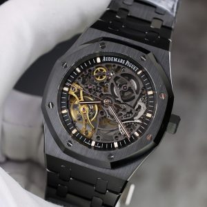 Đồng hồ Audemars Piguet Rep 1 1 Royal Oak 15416CE Gốm Đen Chế Tác Xưởng APS 41mm (9)