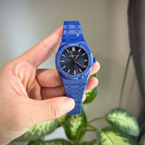 Đồng Hồ Audemars Piguet Chế Tác Vỏ Gốm Xanh Royal Oak 15500 Nhà Máy APS 2025 41mm