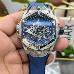 Đồng Hồ Hublot Big Bang Sang Bleu 2 Replica 11 Màu Xanh Dương Xưởng BBF 45mm (5)