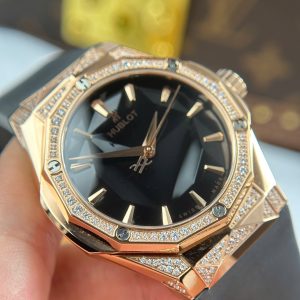 Đồng Hồ Hublot Nam Rep 11 Classic Fusion Orlinski King Gold Đính Đá Demi Nhà Máy HB 40mm (8)