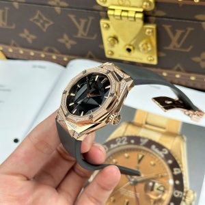 Đồng Hồ Hublot Nam Rep 11 Classic Fusion Orlinski King Gold Đính Đá Demi Nhà Máy HB 40mm (8)