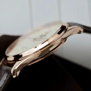 Đồng Hồ Jaeger LeCoultre Rep 11 Master Ultra Thin Moon Nam Dây Da Màu Nâu Xưởng APS 39mm (1)