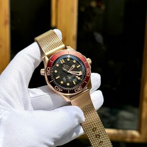 Đồng Hồ Omega Rep 1 1 Seamaster Diver 300M Bronze Gold Cao Cấp Nhất Xưởng VS 41mm (5)