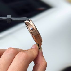 Đồng Hồ Omega Replica 1 1 Seamaster Diver 300M Vàng Hồng Dây Cao Su Xưởng VS 42mm (6)