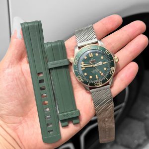 Đồng Hồ Omega Seamaster Diver 300M Titanium Bronze Gold Chronometer Rep 11 Xưởng VS 42mm (8)