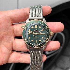 Đồng Hồ Omega Seamaster Diver 300M Titanium Bronze Gold Chronometer Rep 11 Xưởng VS 42mm (8)