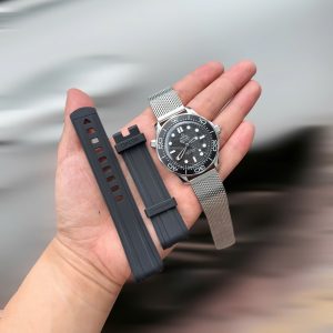 Đồng Hồ Omega Seamaster Diver 300m Rep 11 Mặt Đen Máy Thuỵ Sỹ Xưởng VS 42mm (6)