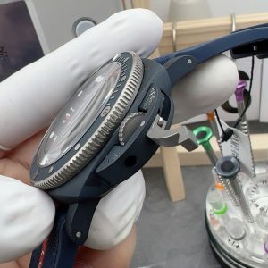 Dong Ho Panerai Submersible GMT Luna Rossa Titanio PAM01507 Rep 11 Mau Xanh Navy VSF 42mm 7